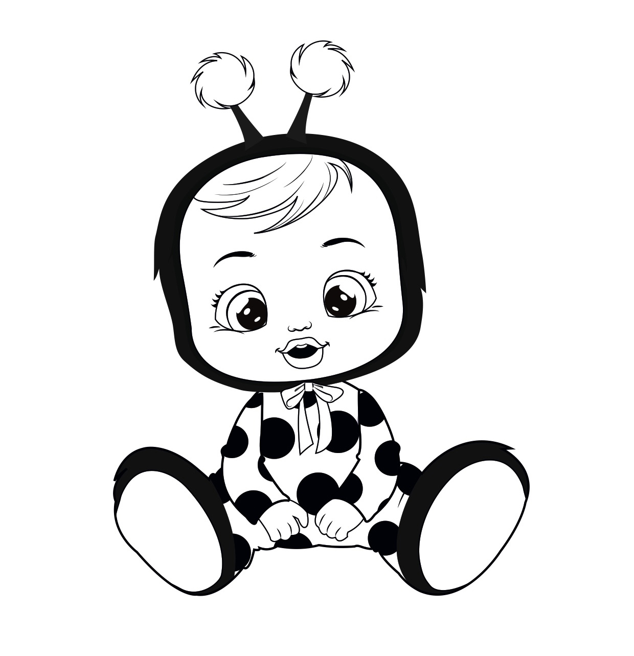 Download grátis Desenhos Cry Baby – desenhos para colorir cry baby