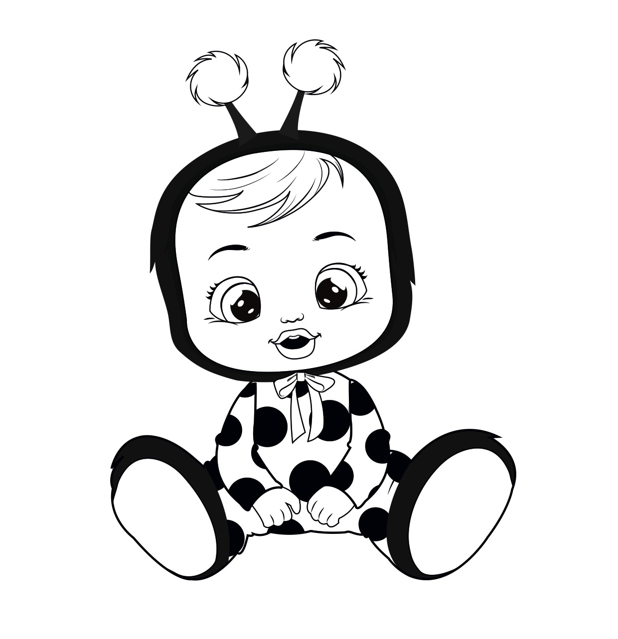 Download Baby Cryong Coloring Pages